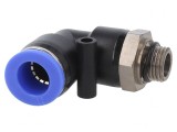Racord push-in unghiular G 1/4 PBT 0-60&deg;C