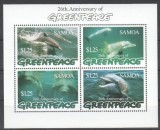 SAMOA 1997 DELFINI GREENPEACE, Nestampilat