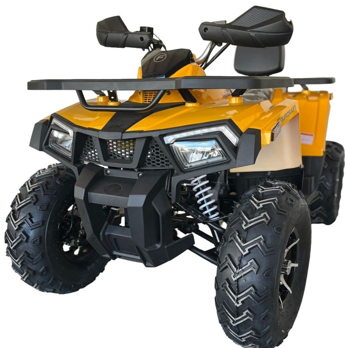 Atv 200cc Tao Shark Fourcraft 4T benzina 10&amp;quot; Galben