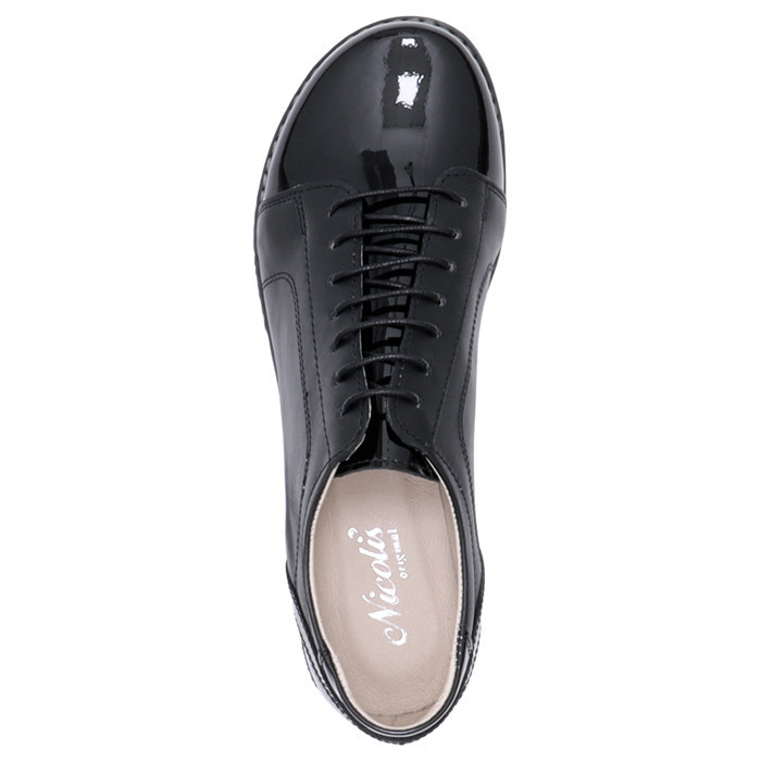 Pantofi casual dama piele naturala - Nicolis negru - Marimea 37 | Okazii.ro