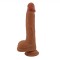 Dildo Leso Tall Dual Layer 22cm Flesh
