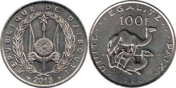 Djibouti 2013 - 100 francs UNC