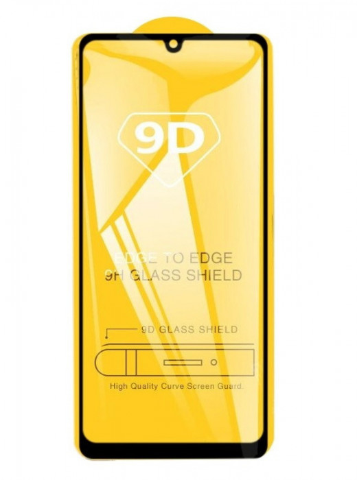 Folie Sticla Securizata 9D Tempered Glass Full Glue compatibila cu Samsung Galaxy A51