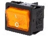 Intrerupator OFF-ON, 2 pozitii, DPST, SCI, R13-33B-02-BY-2D-N-2, T234677 foto