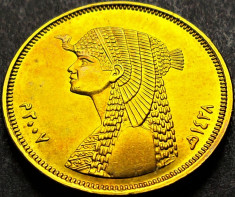 Moneda exotica 50 PIASTRES / Piastri - EGIPT, anul 2007 * cod 913 = UNC foto