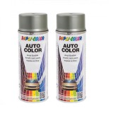 Cumpara ieftin Pachet 2 x Vopsea spray auto Dacia gri verde primavara metalizata Dupli-Color 350 ml