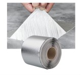 Banda Adeziva durabila din Aluminiu rezistenta la apa, 10cm x 5m, Gri