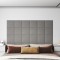 Gossi panouri de perete 12 buc. gri deschis 30x30 cm textil 1,08 m2