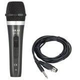Microfon cu fir Akai AMF-100, Negru