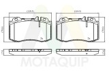 MOTAQUIP LVXL1073 set placute frana disc
