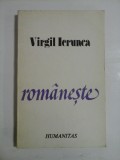 Romaneste - Virgil IERUNCA
