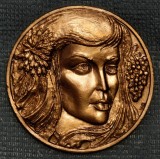 Medalie &quot;75 de ani de la Unirea Basarabiei cu Rom&acirc;nia&quot; 1993 ,gravor V.Gabor