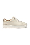 Geox sneakers din piele D SPHERICA ECUB-1 femei, culoarea bej, D55WEB 046BN C1S2L