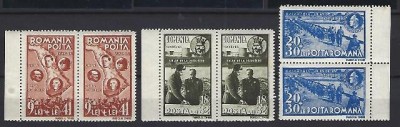 Romania 1942 - Lp 148 II - Un an Basarabia - pereche - MNH*** foto