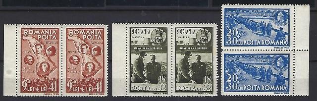 Romania 1942 - Lp 148 II - Un an Basarabia - pereche - MNH***