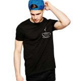 Tricou barbati negru - Espresso Yourself II - S