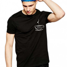 Tricou barbati negru - Espresso Yourself II - S