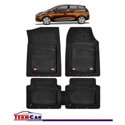 Covorase Auto TeamCar&amp;reg; Tip Tavita Compatibile Renault Clio IV Estate (2012-2019) Negru Material Rezistent foto