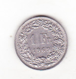 Bnk mnd Elvetia 1 franc 1969 B, Europa