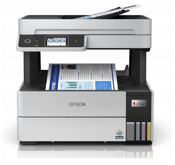 Multifunctional inkjet color epson ecotank ciss l6490 dimensiune a4 (printarecopiere scanare fax) printare borderless viteza