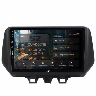 Navigatie Hyundai Tucson (2018-2020) 2GB RAM Android 13 GPS Wi-FI Carplay Android Auto USB Bluetooth Radio Waze Touchscreen 9 inch foto