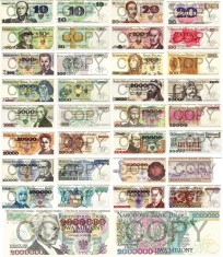 REPRODUCERI lot 17 emisiunea 1974-1993 Polonia Zloty foto