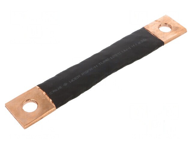 Bandă de &icirc;mpăm&acirc;ntare izolată 95mm2 &Oslash;1: 17mm &Oslash;2: 17mm