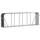 Cumpara ieftin Suport pentru busteni, maro, 300x45x100 cm, otel galvanizat