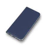 Husa Flip Carte / Stand Samsung A125 Galaxy A12, inchidere magnetica Blue