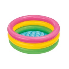 Piscina gonflabila pentru Bebelusi, 61x22cm, Vinil, Multicolor, 28l, ATU-V1068