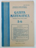 GAZETA MATEMATICA , PUBLICATIE LUNARA PENTRU TINERET , NR. 5-6 , 1988