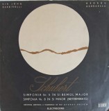 Disc vinil, LP. Simfonia Nr. 5 in Si Bemol Major. Simfonia Nr. 8 in Si Minor (Neterminata)-Schubert, Sir Jo-194528, Electrecord