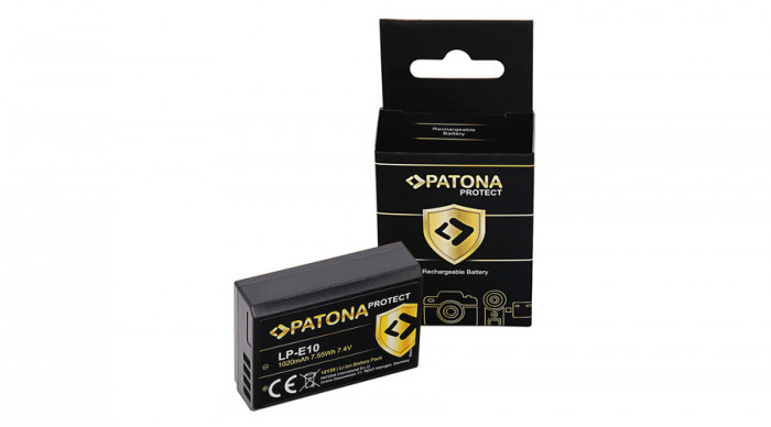 Baterie PATONA Protect / baterie re&icirc;ncărcabilă Canon LP-E10 LPE10 EOS1100D EOS 1100D - Patona Protect