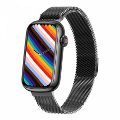 Smartwatch pentru femei pentru Android ?i iPhone in 2023 ? Black Steel foto
