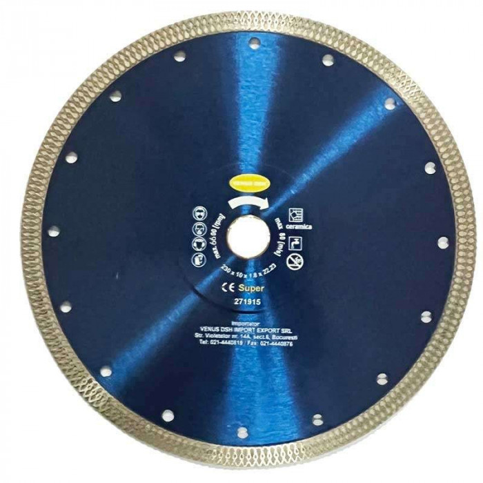 Disc Diamantat Pt.Ceramica - 230X1.8X10X22.23 Mm