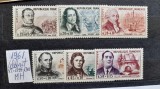 1961-Franta YT=1295-1300 6val c set MH, Nestampilat