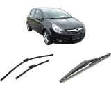 Cumpara ieftin Set 3 stergatoare OPEL CORSA D (S07) 2006-2014, pentru parbriz si luneta, Bosch Twin-Aerotwin Multi