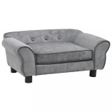 Gossi canapea pentru caini, gri, 72 x 45 x 30 cm, plus