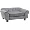 Gossi canapea pentru caini, gri, 72 x 45 x 30 cm, plus