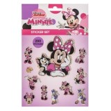 Set Autocolante cu Minnie Mouse și Daisy, 200 buc, 4 file, cu Glitter, CMCLASS