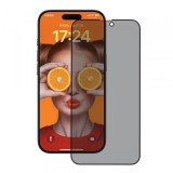 Folie de protectie Ecran Privacy Anank 3X Reinforced pentru Apple iPhone 15 Pro Max, Sticla Securizata, Full Glue, 2.5D