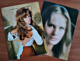 Carte postala actori straini : Raquel Welch actrita americana sex simbol, Dominique Sanda actrita franceza prolifica Casa Filmului ACIN vederi filme