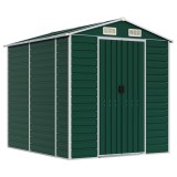 Cumpara ieftin Sopron de gradina verde, 191x215x198 cm, otel galvanizat