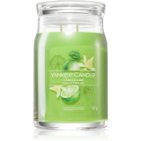 Yankee Candle Vanilla Lime lum&acirc;nare parfumată Signature 567 g