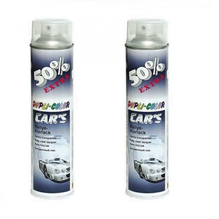 Pachet 2 x Spray Lac Transparent Dupli-Color 600 ml