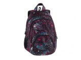 Rucsac ergonomic pentru scoala2 in 1 cu compartiment laptop,model Teens Black Cosmos,50x32x25 cm