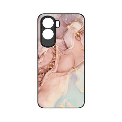 Husa BestCase&amp;reg; Slim Glassy, Compatibila Cu Honor 90 Lite, Rose Marble, G 1253 foto
