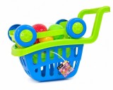 CARUCIOR CUMPARATURI CU FRUCTE ALBASTRU VERDE