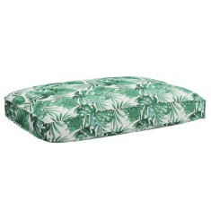 vidaXL Pernă pentru șezut din paleți model frunze 120 x 80 x 12 cm 42001576