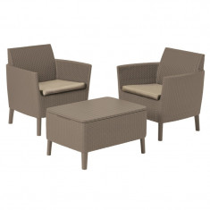 236628 KETER Set mobilier pentru balcon cappuccino Salemo